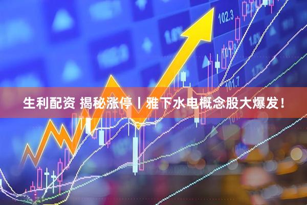 生利配资 揭秘涨停丨雅下水电概念股大爆发！